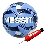 Icon Sports Officially Licensed Argentine Football Association Lionel Messi Soccer Ball - AFA090BL Light Blue Size 5