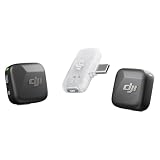 DJI Mic Mini (2 TX + 1 Mobile RX), Ultralight, Active Noise…
