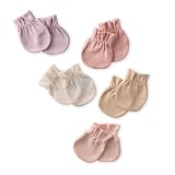 Butterblu Morgan 5 Pack Mitts 100 Organic Cotton No Scratch