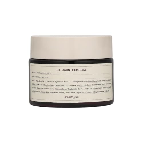 JAUNKYEOL Heritage Concentrate Calming Cream 50ml – Crema Facial Coreana Calmante, Hidratante y Reforzadora de la Barrera Cutánea, Fórmula Natural para Piel Sensible y Exigente