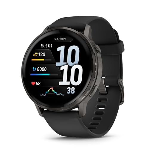 Garmin Venu 4, 45 mm, Smartwatch Premium con GPS, Pantalla táctil AMOLED, Diseño