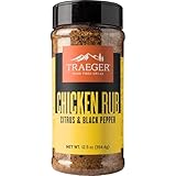 Traeger Grills Spc252 Chicken Rub With Citrus Black Pepper