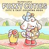 Fuzzy Cuties Coloring Book For Adults And Teens Featuring Li