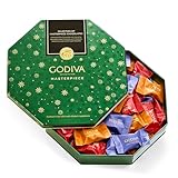 Godiva Holiday Masterpiece Gift Tin Assorted Milk Dark Choco