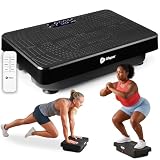Lifepro VibraNano Mini Vibration Plate Exercise Machine — Ultra Compact, 120 Speeds & 5 Presets Super Quiet Oscillating Vibrating Platform — Vibration Plate for Lymphatic Drainage & Full Body Workout