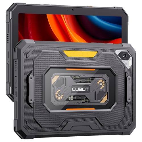 CUBOT Tab Kingkong Mini - Tablet 8.68" HD+ 90Hz, 16GB RAM (6GB + 10GB EST.), 128GB ROM, 4G Dual SIM, Cámara 48MP, Batería 10200mAh, Android 15, Unisoc T615, Negro.