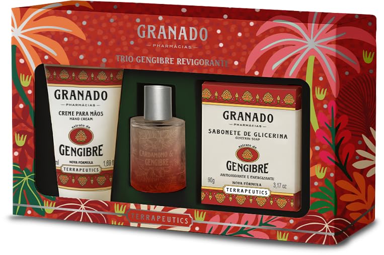 Granado Kit, Terrapeutics, Trio Gengibre Revigorante