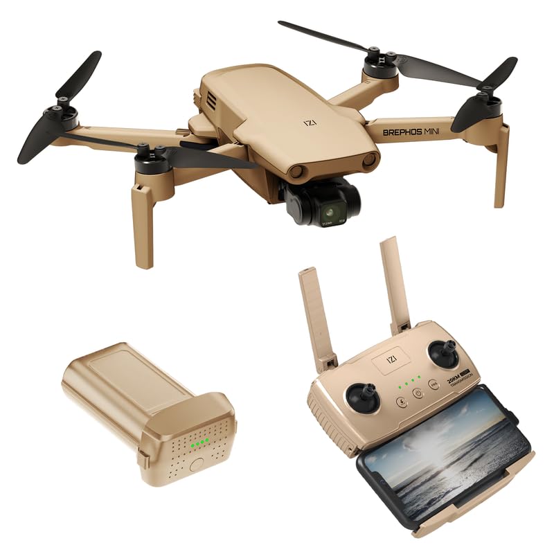 IZI Brephos Mini Nano Drone with 4K HDR Camera, Weighing Under 249g, 20km IZI R7 Transmission, True Vertical Shooting