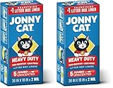 Jonny Cat Litter Box Liners: Heavy Duty - Tear & Leak Resistant - Drawstring Close - Jumbo,5 Count (Pack of 2)