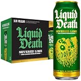 Liquid Death Soda Flavored Sparkling Water Severed Lime Clas