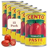 Cento Tomato Paste 6 Oz Pack Of 12 Canned Fresh Rich Thick P