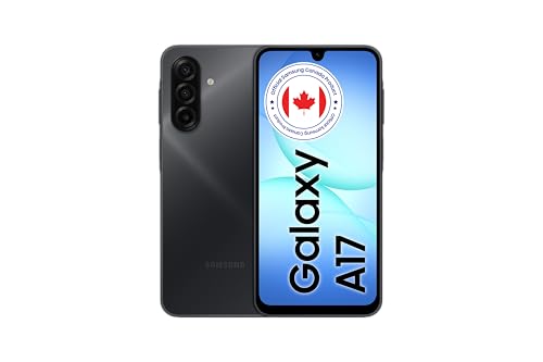Samsung Galaxy A17 5G (CAD Version & Warranty) - 6.7" AMOLED Screen, 128GB, Blac