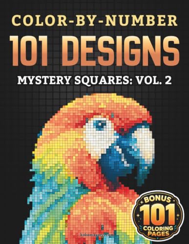 Color-By-Number 101 Designs Mystery — KOKOMA Press