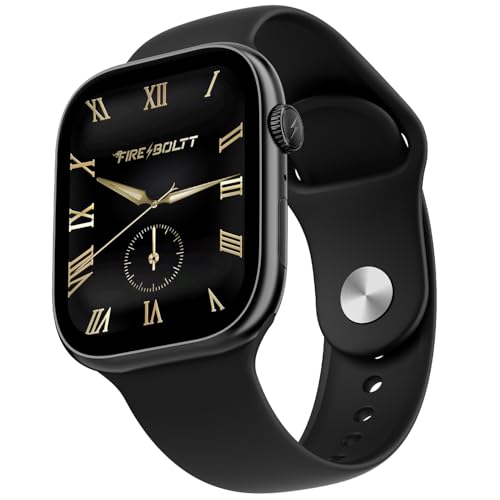 Fire-Boltt Ninja X Ring Smart Watch with 1.96” Large Display, Bluetooth Calling, Wireless Charging, AI Voice Assistant