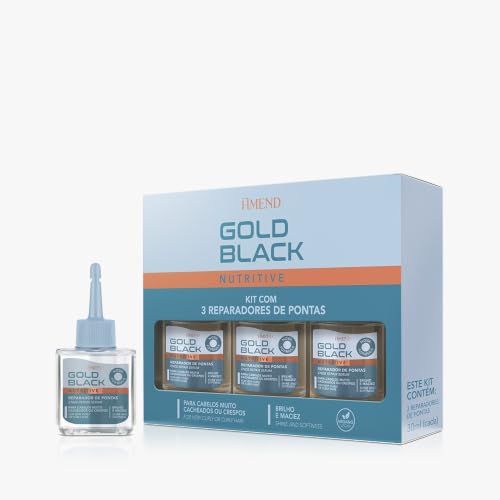 Kit 3 Óleos Reparadores Amend Gold