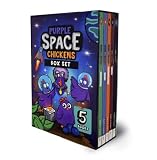 Purple Space Chickens: 5 Book Box Set (Dyslexia-Friendly, Funny, Illustrated Chapter Books for Kids Ages 6-10)