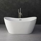 Woodbridge 59 Acrylic Freestanding Bathtub Contemporary Soak