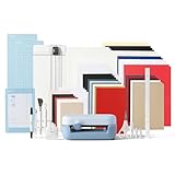 Cricut Joy™ 2 Essential Bundle + Digital Content, Blue - Ultra-Compact Cutting Machine - Perfect for Making Cards, Stickers, Labels, & More - Includes Supplies for 35 Projects + Bonus Digital Content