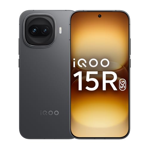 iQOO 15R (Dark Knight, 12GB RAM, 256GB Storage)
