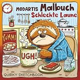 Schlechte Laune Malbuch Handgezeichnetes Miese Laune Ausmalb