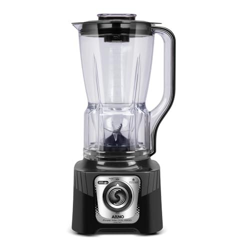 Liquidificador Arno Power Maxx XXL - Alta Potência de 2200 Copo de 2,25L, Sistema AutoLock, Preto, LN88