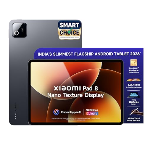 XIAOMI Pad 8 Nano Texture Display | Flagship Snapdragon 8s Gen 4 |11.2\