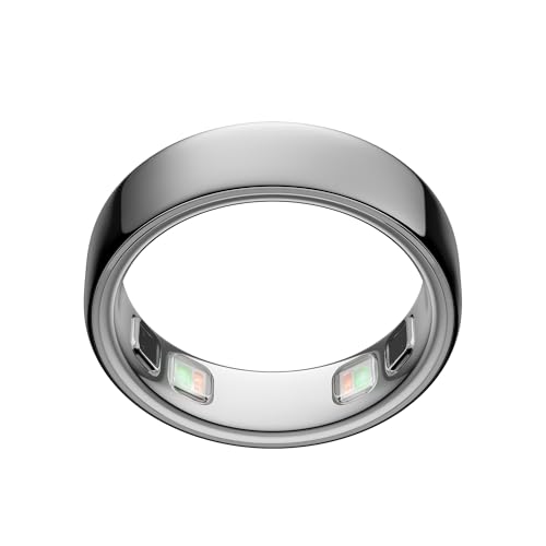 Oura Ring 5 - Silver - Size 9 - World’s Smallest Smart Ring - Sleep, Activity, W