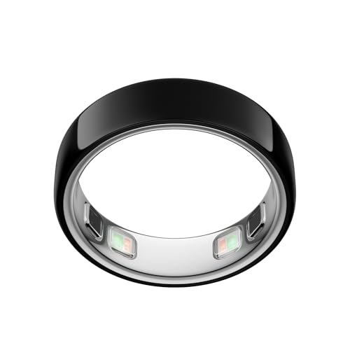 Oura Ring 5 - Black - Size 6 - Smart Ring Health Tracker - Sleep, Activity, Wome