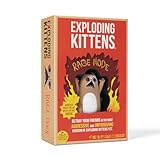 Exploding Kittens: Rage Mode Card Game with Collectible Rage Cat Figurine, Competitive Party Game for Adults, Teens, and Kids, 2–5 Players, Ages 7+