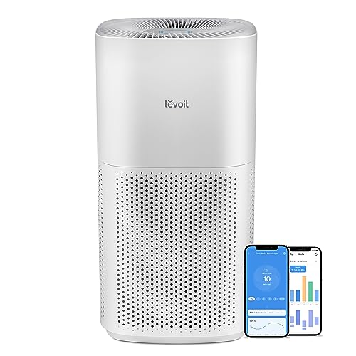 Levoit Core 600S Luftreiniger, H13-HEPA, CADR 697 m³/h, PM2.5-Anzeige, App-Steuerung
