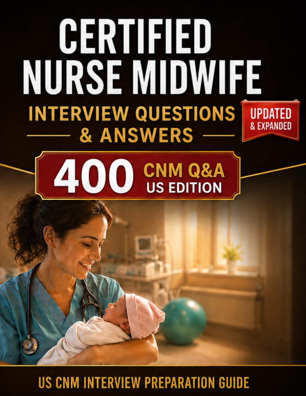 Cover of Certified Nurse Midwife Interview Questions & Answers: 400 Advanced Clinical & Behavioral Questions, Real Scenarios & High-Scoring Answ