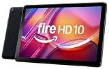 Amazon Fire HD 10 tablet, built for relaxation, 10.1" vibrant Full HD screen, octa-core processor, 4 GB RAM, 32 GB, Black