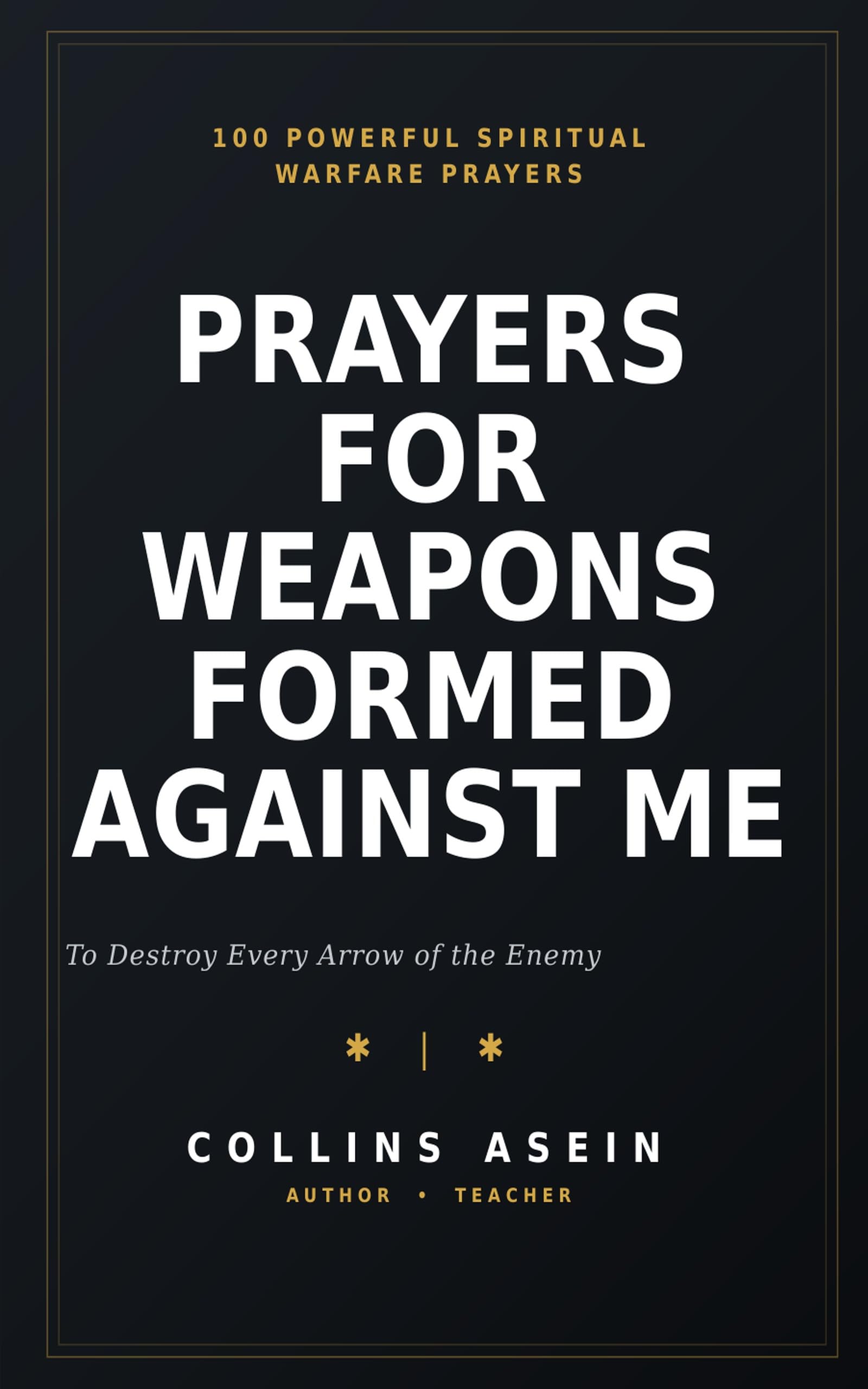 Prayers For Weapons Formed Against Me by Collins Asein