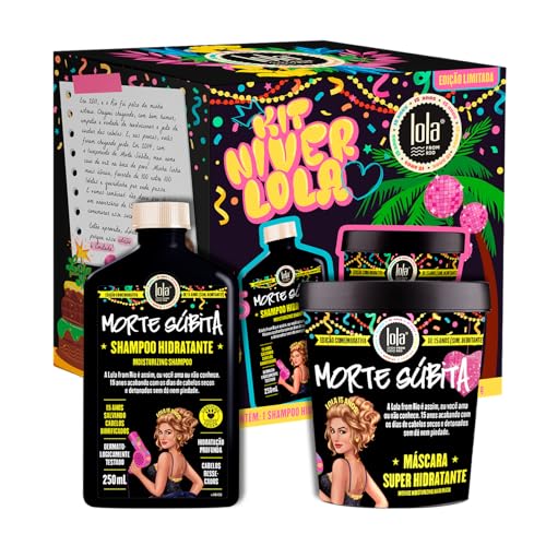 Kit Morte Súbita - Shampoo 250ml e Máscara 450g Lola From Rio