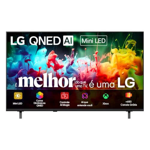Smart TV 4K 50" LG QNED Mini LED AI 2026