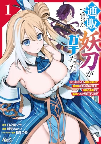 通販で買った妖刀がガチだった試し斬りしたら空間が裂けて異世界に飛ばされた挙句、伝説の勇者だと勘違いされて困っています 1巻