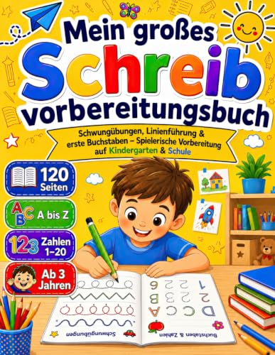 Buchcover: Mein großes Schreibvorbereitungsbuch