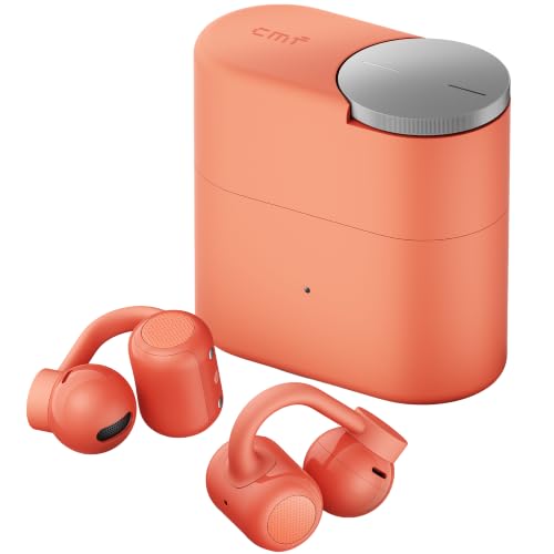 CMF Clip Pro, Hi-Res Open Ear Wireless Bluetooth Headphones, Coral
