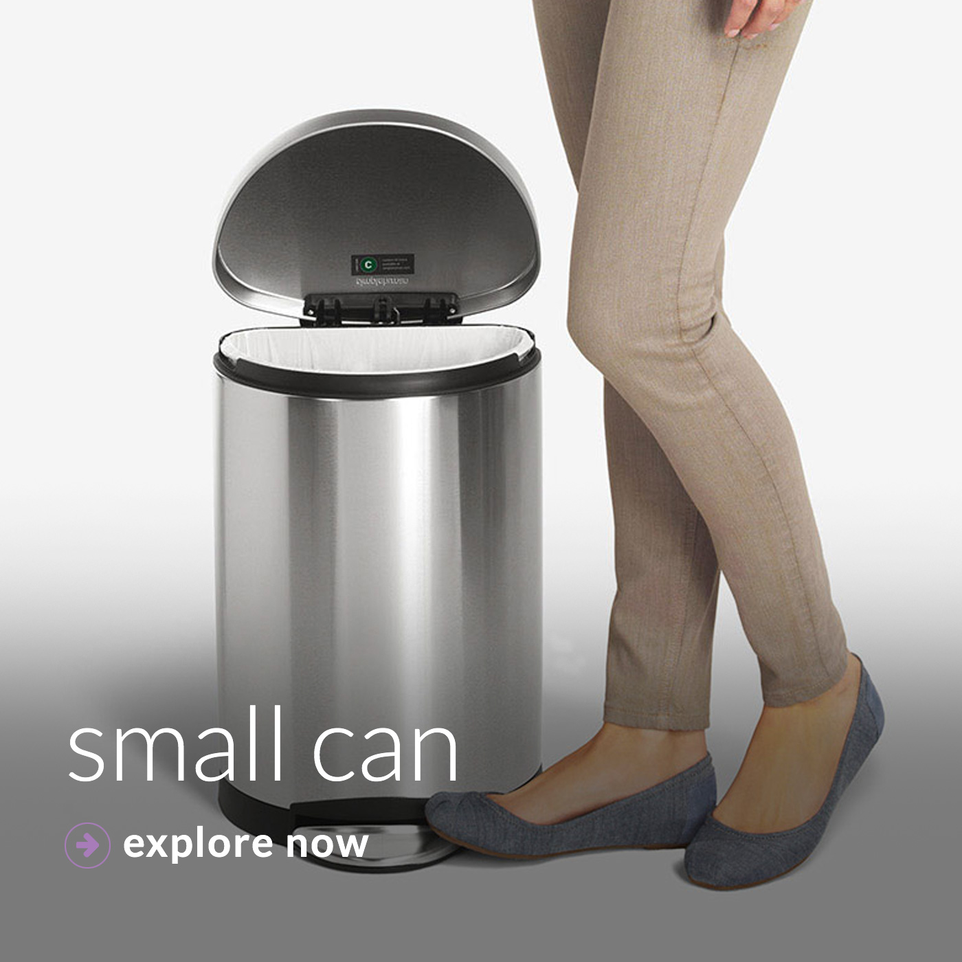 simplehuman trash cans