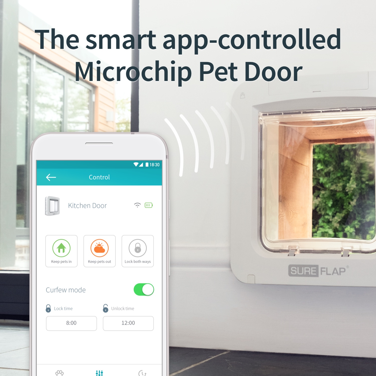 Amazon.co.uk Sure Petcare Microchip Pet Door Connect