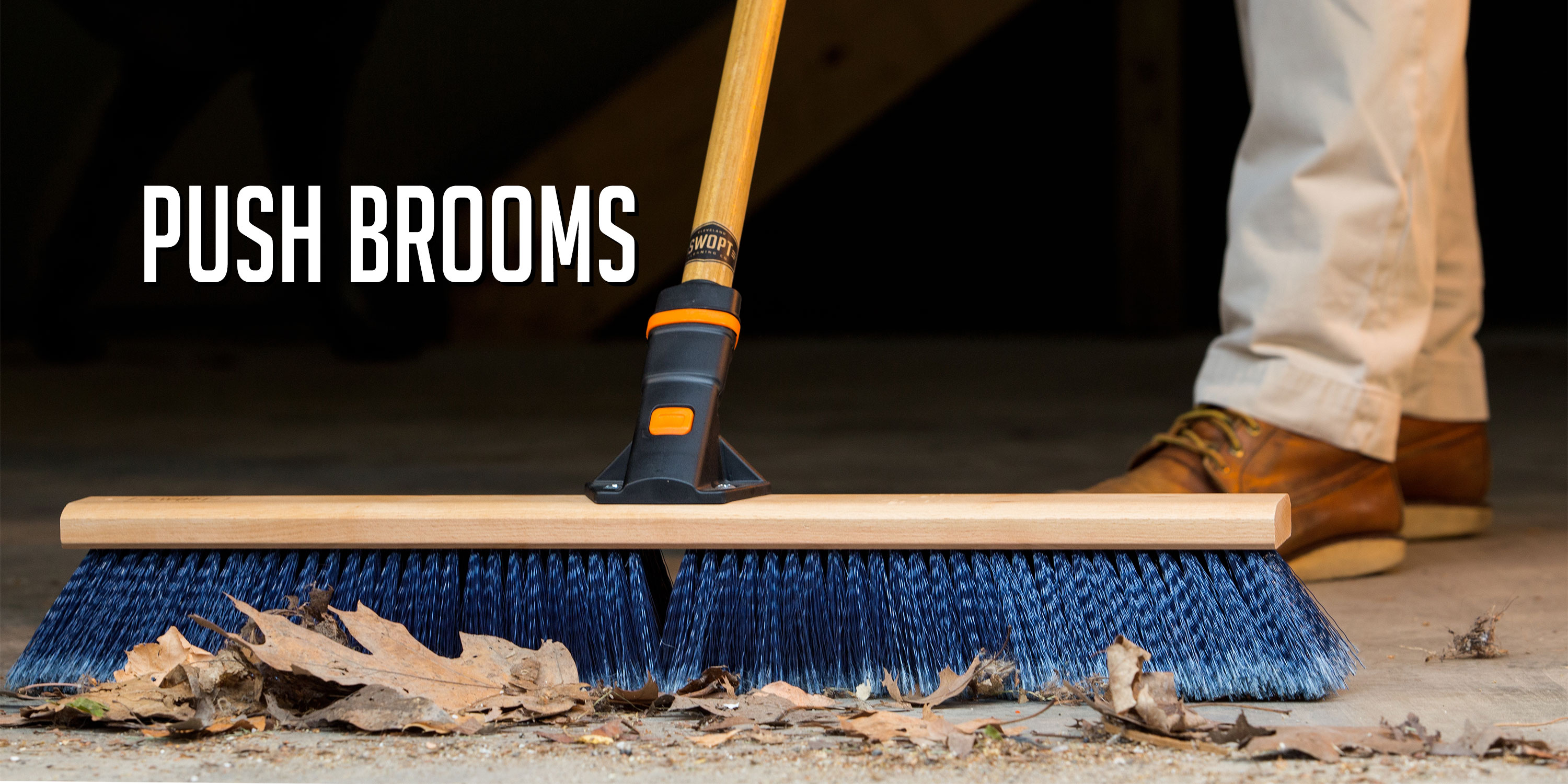SWOPT Cleaning Push Brooms