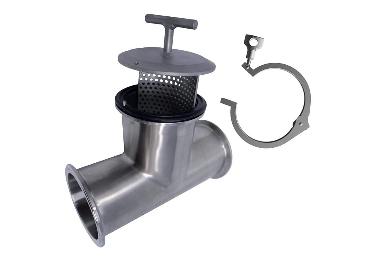 SaniMatic TeeLine Strainers with Alignment Pin