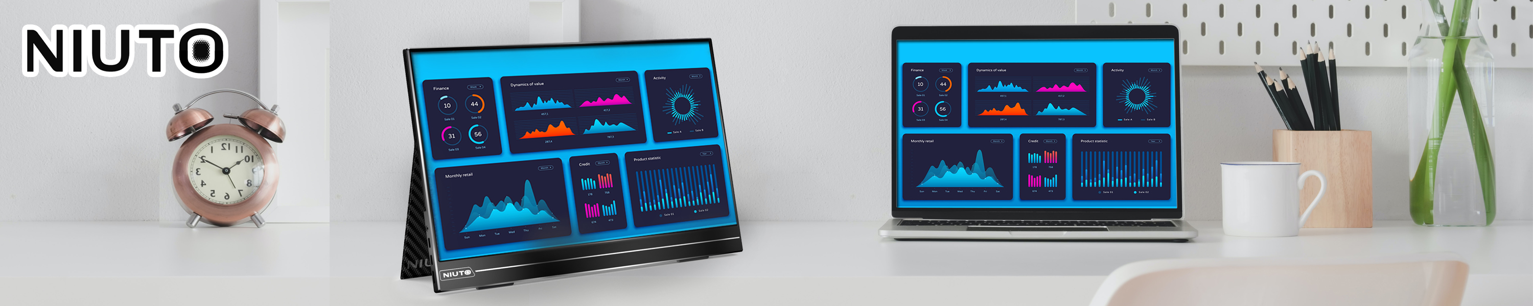 NIUTO 15.6 Portable Monitor