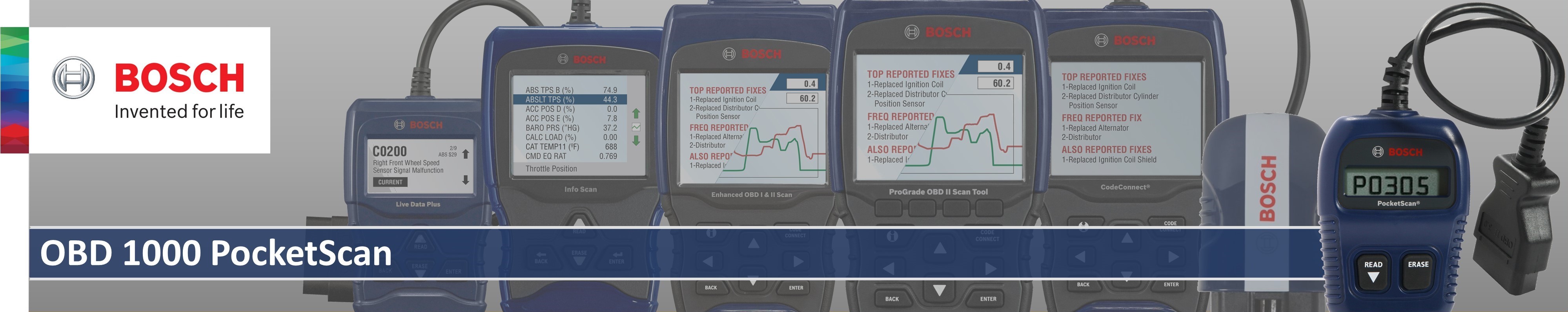 Bosch Automotive Tools OBD 1000 PocketScan