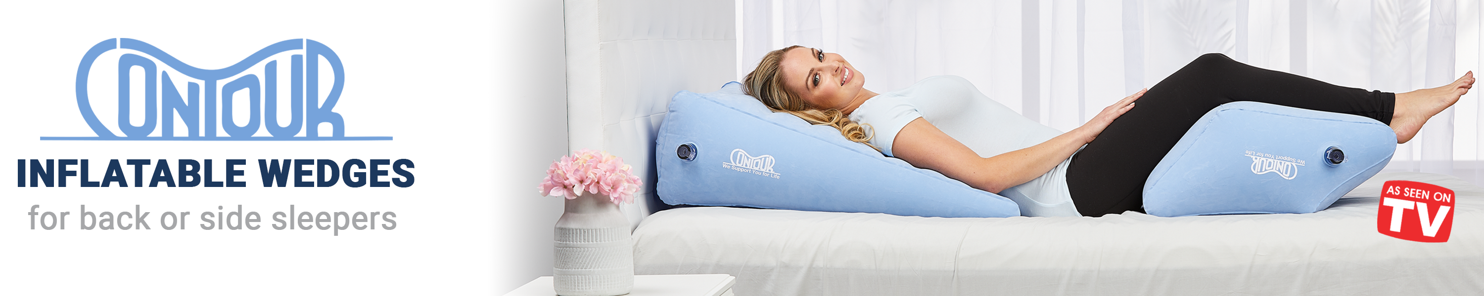 Contour Inflatable Travel Bed Wedges