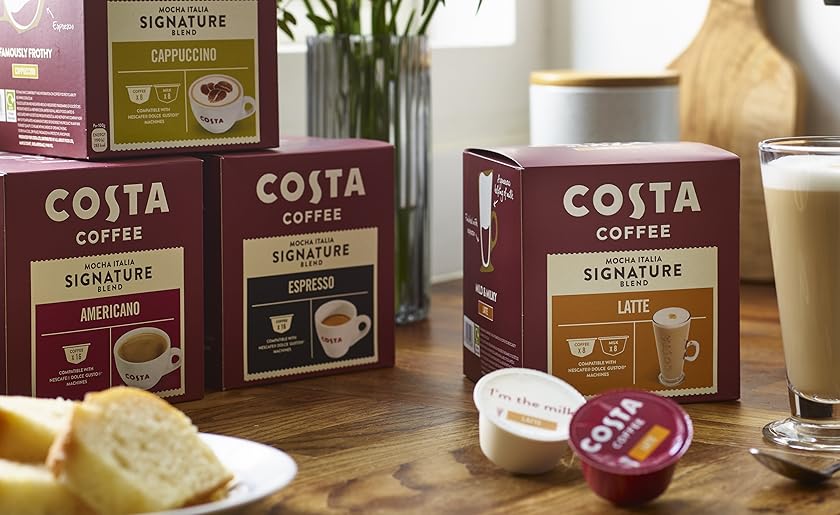 Amazon.co.uk Costa Coffee Nescafe® Dolce Gusto® Compatible Pods