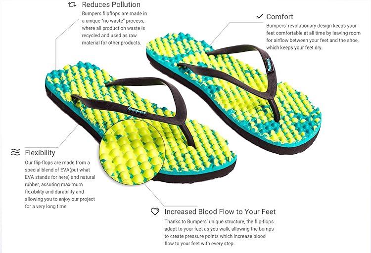 bumpers flip flops