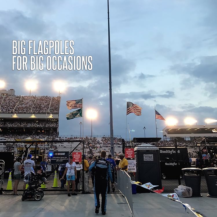 Amazon Com Flagpole To Go Large Diameter Flagpoles Mounts