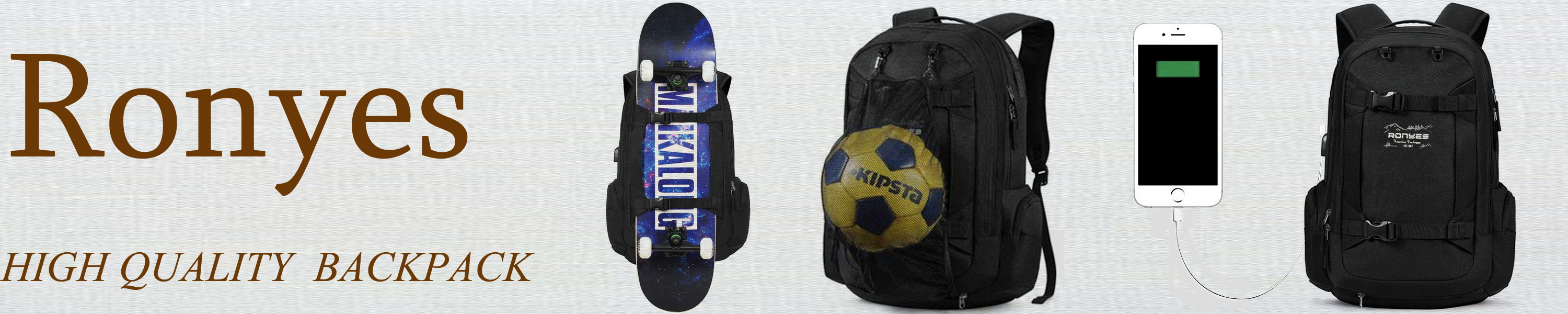 Ronyes SKATEBOARD BASKETBALL BACKPACK