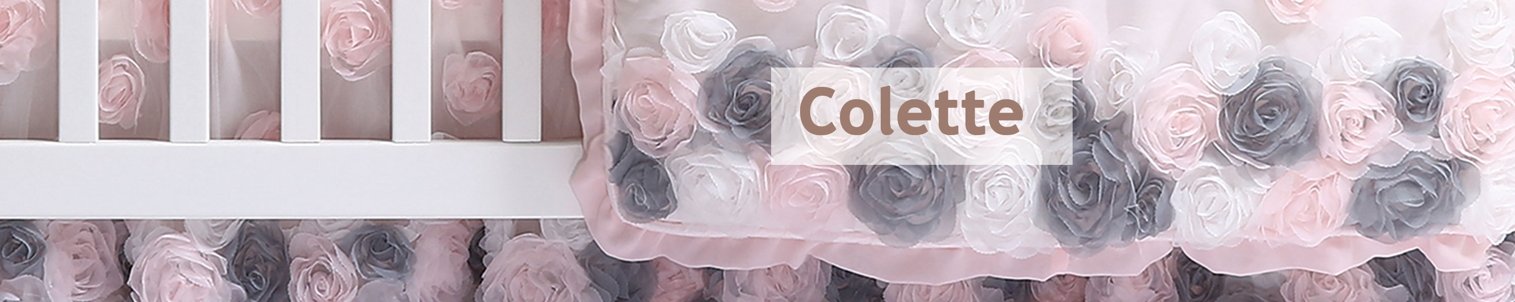 colette pink and grey floral